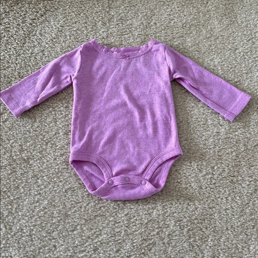 Carter's Purple, Teal, Gray, and White Bodysuit Set 3 Mos.